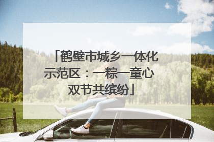 鹤壁市城乡一体化示范区：一粽一童心 双节共缤纷
