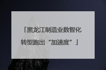 黑龙江制造业数智化转型跑出“加速度”