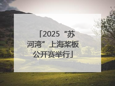 2025“苏河湾”上海桨板公开赛举行