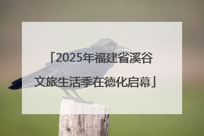2025年福建省溪谷文旅生活季在德化启幕