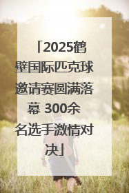 2025鹤壁国际匹克球邀请赛圆满落幕 300余名选手激情对决