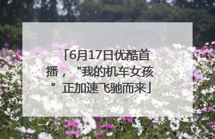 6月17日优酷首播，“我的机车女孩”正加速飞驰而来